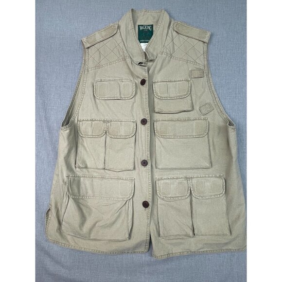 The Walking Other - NEW The Walking Co. Certified Gear Men's Light Brown Tactical Fishing Vest Large